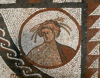 Mosaikboden, Lullingstone Römische Villa, Eynsford, Kent, ca. 1980-ca. 2017