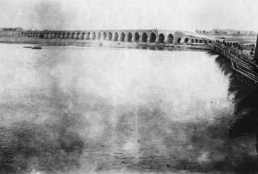 Mosul-Brücke, Mesopotamien, Erster Weltkrieg, 1918