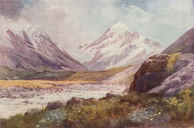 Mount Cook, Neuseeland, 1923