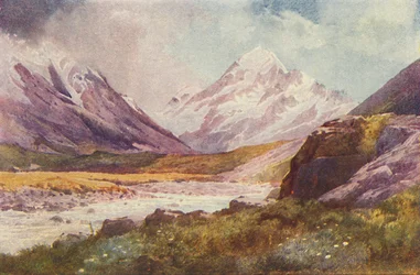 Mount Cook, Neuseeland, 1924