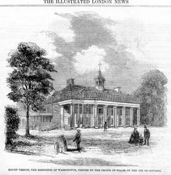 Mount Vernon, die Residenz von Washington, 19. Jahrhundert