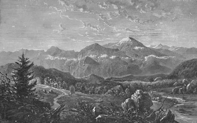 Mount Washington und die White Hills, 1883