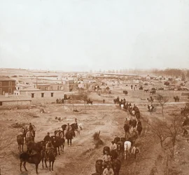 Berittene Soldaten, Somme-Tourbe, Nordfrankreich, ca. 1914-ca. 1918