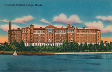 Städtisches Krankenhaus, Tampa, Florida, ca. 1940er Jahre
