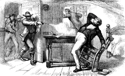 Ermordung von Joseph und Hyrum Smith, 1844, um 1880