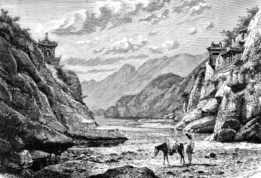 Nan-Kow, Tor der Großen Mauer, von Pata-Ling, ca. 1890