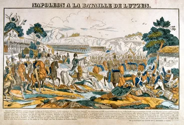 Napoleon in der Schlacht bei Lützen, 2. Mai 1813