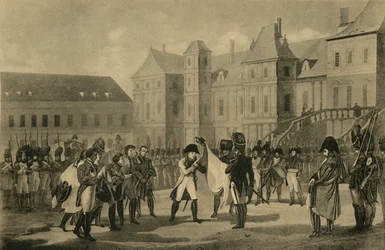 Napoleons Abreise von Fontainebleau, 20. April 1814, 1921