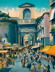 Neapel - Porta Capuana, ca. 1900