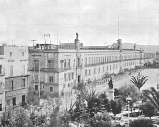 Nationalpalast, Mexiko-Stadt, Mexiko, um 1900.