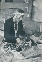Navajo-Silber- und Türkisschmuck, 1931