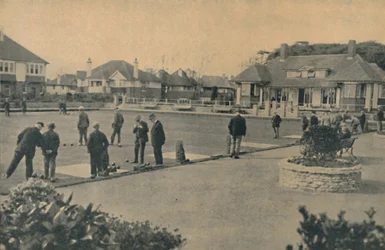 Neuer Bowlingplatz, Woodland Avenue, Boscombe, 1929