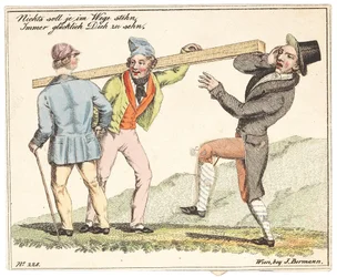 Neujahrskarte. Nichts soll dir jemals im Weg stehen, um dich immer glücklich zu sehen, nach 1815