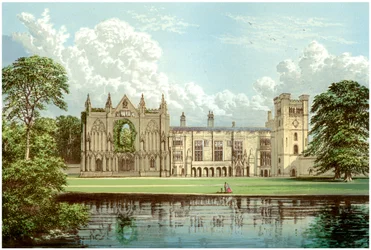 Newstead Abbey, Nottinghamshire, Heimat der Familie Webb, ca. 1880