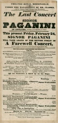 Niccolo Paganini - Plakat