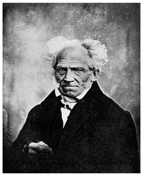 Nihilismus: Arthur Schopenhauer, deutscher Philosoph, 19. Jahrhundert 1956