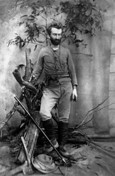Nikolai Nikolaevich Miklukho-Maklai, russischer Anthropologe, Queensland, Australien, ca. 1880