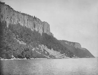 Nördliches Ende der Palisaden, Hudson River, ca. 1897