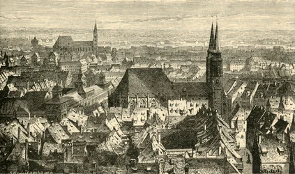 Nürnberg von den Mauern aus, 1890