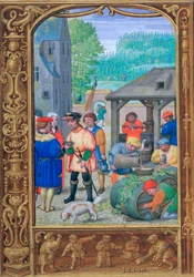 Oktober, Weinherstellung, frühes 16. Jahrhundert