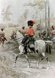 Offizier der Husaren, 1889