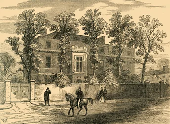 Altes Gore House, 1830, c1876