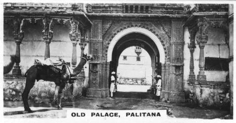 Altes Palast, Palitana, Indien, um 1925