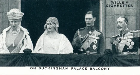 Auf dem Balkon des Buckingham Palace, 1923-1937