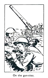 Auf den Geschützstellungen, 1940
