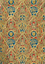 Ornament an den Wänden, Halle der Abencerrages, 1907