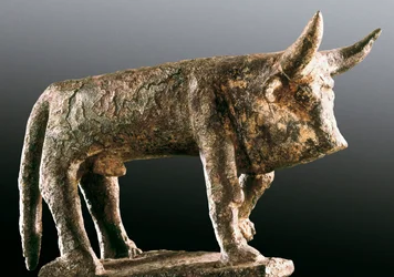 Ochse, Bronzeskulptur