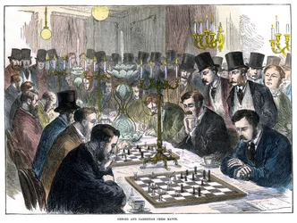 Oxford und Cambridge Schachspiel, 19. Jahrhundert