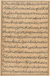 Seite aus den Geschichten eines Papageis Tuti-nama: Textseite, ca. 1560
