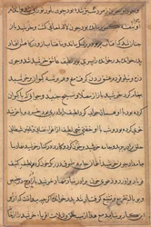 Seite aus den Geschichten eines Papageis (Tuti-nama): Textseite, ca. 1560