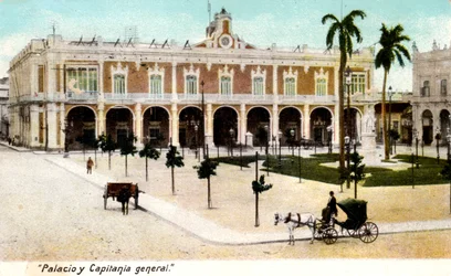 Palacio y Capitania General, Kuba, 1907