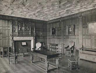 Vertäfelter Raum aus dem Alten Palast, Bromley-By-Bow, 1927