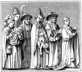 Papst Johanna, 15. Jahrhundert, 1849