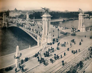Paris - Le Pont Alexandre III, ca. 1910