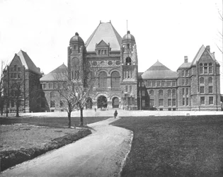 Parlamentsgebäude, Toronto, Kanada, um 1900