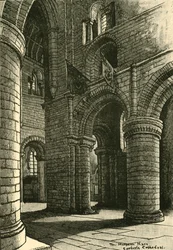 Teil des Kirchenschiffs, Kathedrale von Carlisle, 1898