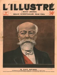 Paul Doumer, Präsident der Französischen Republik, ermordet am 6. Mai 1932.