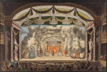 Guckkastenbild, ca. 1770