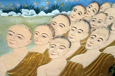 Phap Van buddhistischer Tempel, Die Sangha, Ho-Chi-Minh-Stadt, Vietnam