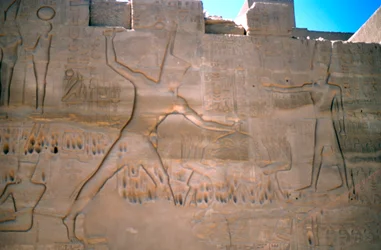 Pharao Seti, Gefangennahme von Sklaven, Luxor, Ägypten