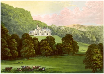 Philiphaugh, Selkirkshire, Schottland, Heimat von Baronet Murray, um 1880