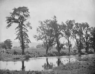 Malerische Ansicht in der Nähe von Schooleys Mount, New Jersey, ca. 1897