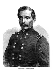 Pierre Gustave Toutant de Beauregard, amerikanischer Soldat, ca. 1860er