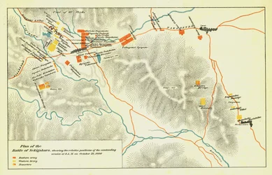 Plan der Schlacht von Sekigahara, 21. Oktober 1600, 1903