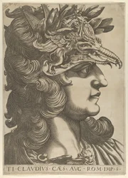 Tafel 5: Tiberius Claudius im Profil nach rechts, aus 