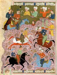 Polo in Persien im 10. Jahrhundert, 1938